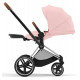 Коляска 2 в 1 Cybex Priam IV Peach Pink, шасси Chrome Brown