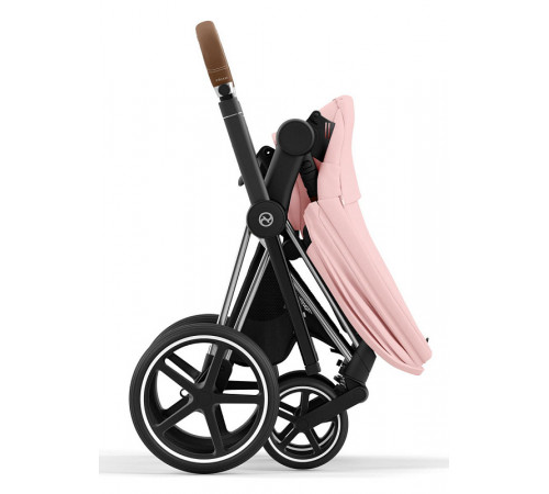 Коляска 2 в 1 Cybex Priam IV Peach Pink, шасси Chrome Brown