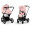 Коляска 2 в 1 Cybex Priam IV Peach Pink, шасси Matt Black