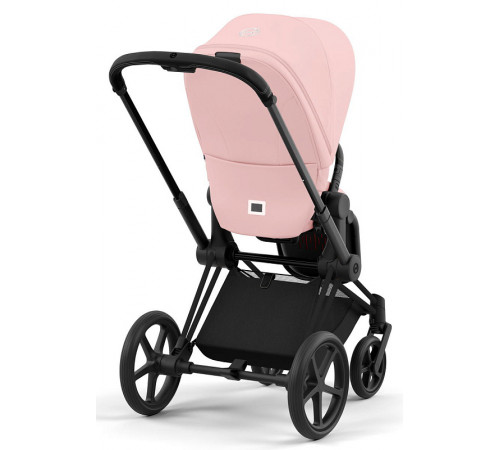 Коляска 2 в 1 Cybex Priam IV Peach Pink, шасси Matt Black