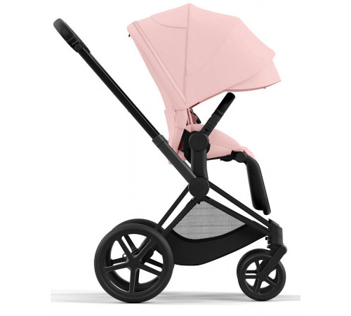 Коляска 2 в 1 Cybex Priam IV Peach Pink, шасси Matt Black