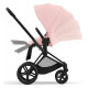 Коляска 2 в 1 Cybex Priam IV Peach Pink, шасси Matt Black