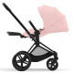 Коляска 2 в 1 Cybex Priam IV Peach Pink, шасси Matt Black