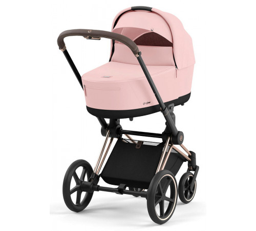 Коляска 2 в 1 Cybex Priam IV Peach Pink, шасси Rose Gold