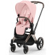 Коляска 2 в 1 Cybex Priam IV Peach Pink, шасси Rose Gold