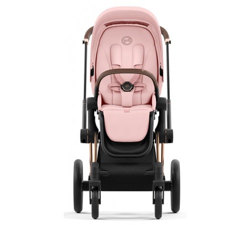 Коляска 2 в 1 Cybex Priam IV Peach Pink, шасси Rose Gold