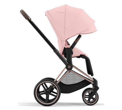 Коляска 2 в 1 Cybex Priam IV Peach Pink, шасси Rose Gold