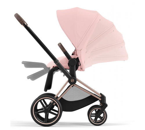 Коляска 2 в 1 Cybex Priam IV Peach Pink, шасси Rose Gold