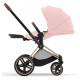 Коляска 2 в 1 Cybex Priam IV Peach Pink, шасси Rose Gold