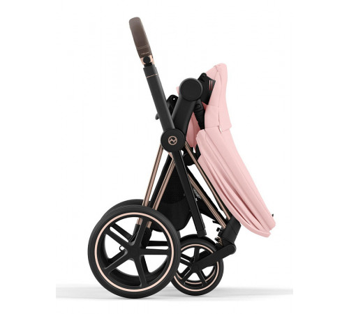 Коляска 2 в 1 Cybex Priam IV Peach Pink, шасси Rose Gold