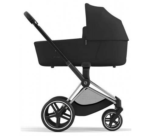 Коляска 2 в 1 Cybex Priam IV Sepia Black, шасси Chrome Black
