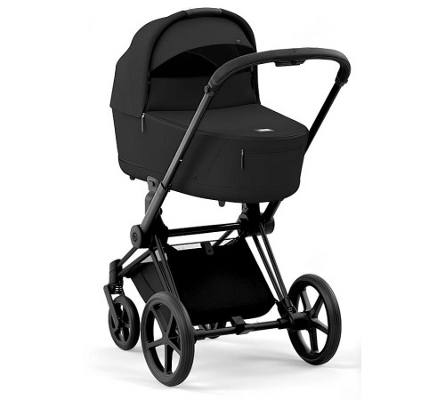 Коляска 2 в 1 Cybex Priam IV Sepia Black, шасси Matt Black