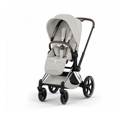 Коляска 2 в 1 Cybex Priam V Style, City Grey шасси Chrome