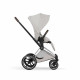 Коляска 2 в 1 Cybex Priam V Style, City Grey шасси Chrome