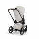 Коляска 2 в 1 Cybex Priam V Style, City Grey шасси Chrome