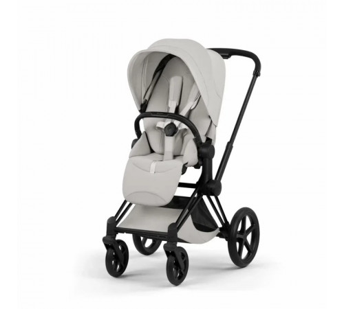 Коляска 2 в 1 Cybex Priam V Style, City Grey шасси Matt Black