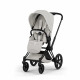 Коляска 2 в 1 Cybex Priam V Style, City Grey шасси Matt Black