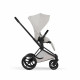 Коляска 2 в 1 Cybex Priam V Style, City Grey шасси Matt Black