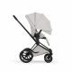 Коляска 2 в 1 Cybex Priam V Style, City Grey шасси Matt Black