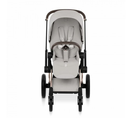 Коляска 2 в 1 Cybex Priam V Style, City Grey шасси Rosegold