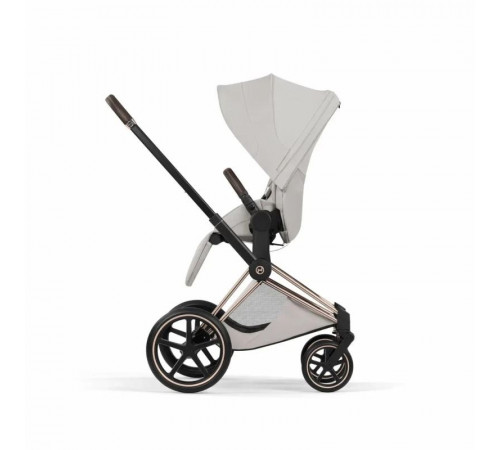 Коляска 2 в 1 Cybex Priam V Style, City Grey шасси Rosegold