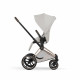 Коляска 2 в 1 Cybex Priam V Style, City Grey шасси Rosegold