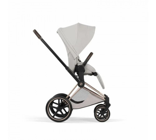 Коляска 2 в 1 Cybex Priam V Style, City Grey шасси Rosegold