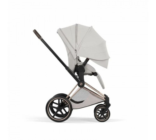 Коляска 2 в 1 Cybex Priam V Style, City Grey шасси Rosegold