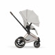 Коляска 2 в 1 Cybex Priam V Style, City Grey шасси Rosegold