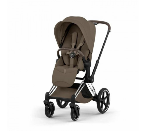Коляска 2 в 1 Cybex Priam V Style, Coconut Brown шасси Chrome