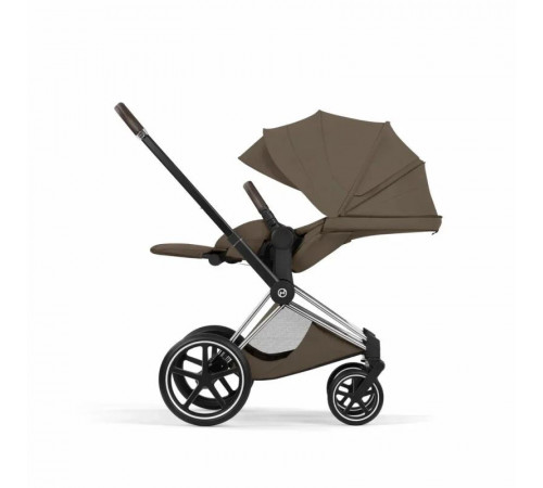 Коляска 2 в 1 Cybex Priam V Style, Coconut Brown шасси Chrome