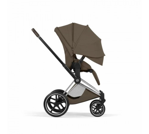 Коляска 2 в 1 Cybex Priam V Style, Coconut Brown шасси Chrome