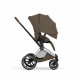 Коляска 2 в 1 Cybex Priam V Style, Coconut Brown шасси Chrome