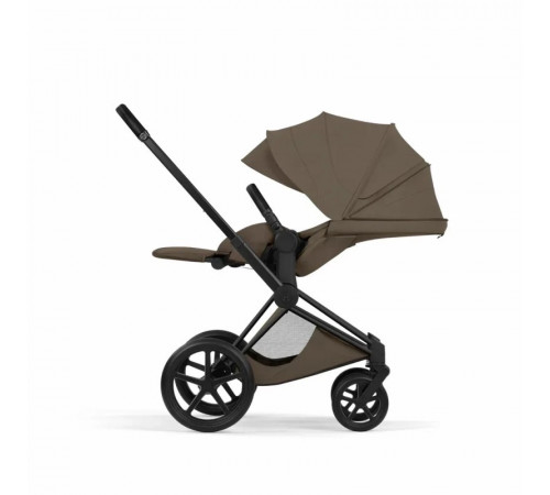 Коляска 2 в 1 Cybex Priam V Style, Coconut Brown шасси Matt Black