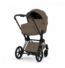 Коляска 2 в 1 Cybex Priam V Style, Coconut Brown шасси Matt Black