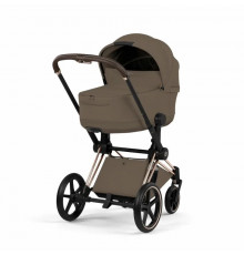 Коляска 2 в 1 Cybex Priam V Style, Coconut Brown шасси Rosegold