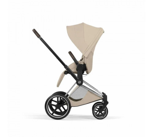 Коляска 2 в 1 Cybex Priam V Style, Cozy Beige шасси Chrome
