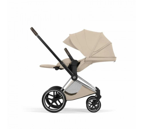 Коляска 2 в 1 Cybex Priam V Style, Cozy Beige шасси Chrome