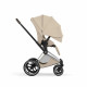 Коляска 2 в 1 Cybex Priam V Style, Cozy Beige шасси Chrome