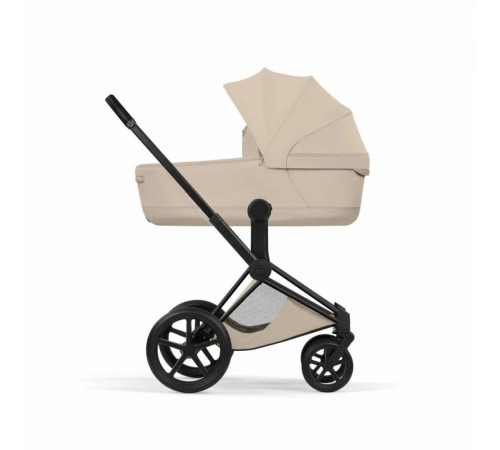 Коляска 2 в 1 Cybex Priam V Style, Cozy Beige шасси Matt Black