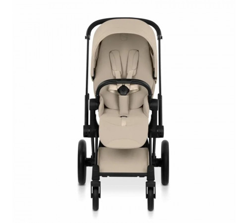Коляска 2 в 1 Cybex Priam V Style, Cozy Beige шасси Matt Black