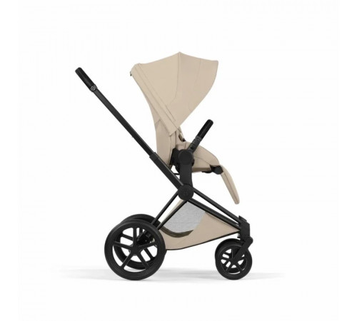 Коляска 2 в 1 Cybex Priam V Style, Cozy Beige шасси Matt Black