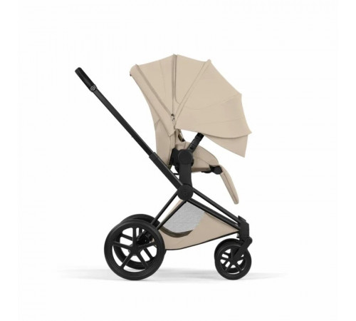 Коляска 2 в 1 Cybex Priam V Style, Cozy Beige шасси Matt Black
