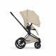 Коляска 2 в 1 Cybex Priam V Style, Cozy Beige шасси Matt Black