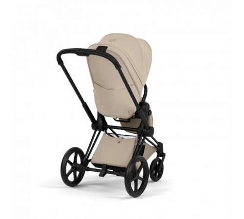 Коляска 2 в 1 Cybex Priam V Style, Cozy Beige шасси Matt Black