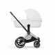 Коляска 2 в 1 Cybex Priam V Style, Off White шасси Chrome