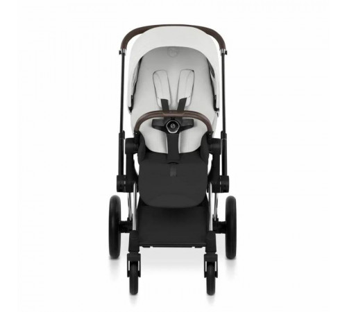 Коляска 2 в 1 Cybex Priam V Style, Off White шасси Chrome