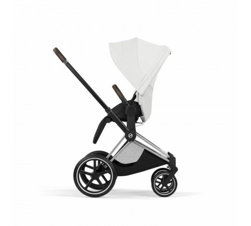 Коляска 2 в 1 Cybex Priam V Style, Off White шасси Chrome