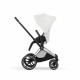 Коляска 2 в 1 Cybex Priam V Style, Off White шасси Chrome