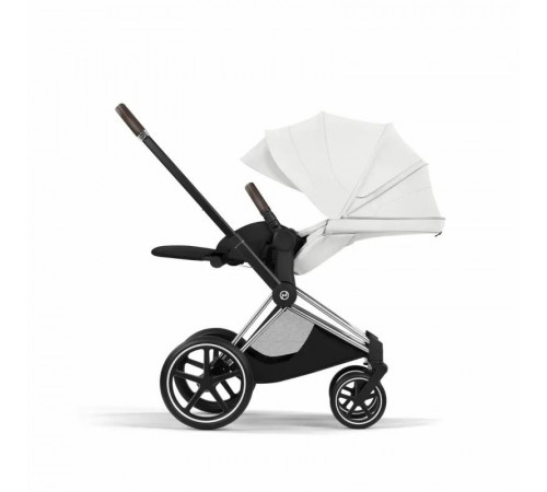 Коляска 2 в 1 Cybex Priam V Style, Off White шасси Chrome